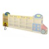 BKSF130 幼兒園玩具巴士儲物櫃